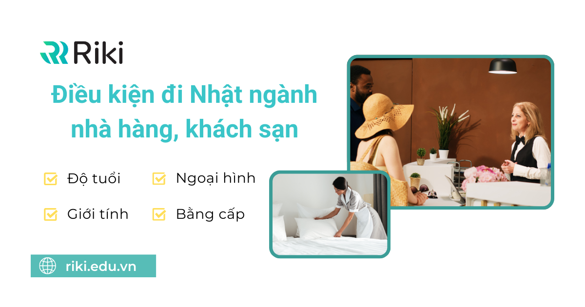 điều kiện đi Nhật ngành nhà hàng - khách sạn